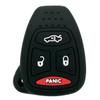 Coolbestda Key Fob Cover Keyless Remote Case Protector Accessories for Chrysler 200 300 PT Cruiser Dodge Charger Magnum Durango Jeep Grand Cherokee Commander Liberty OHT692427AA view 1