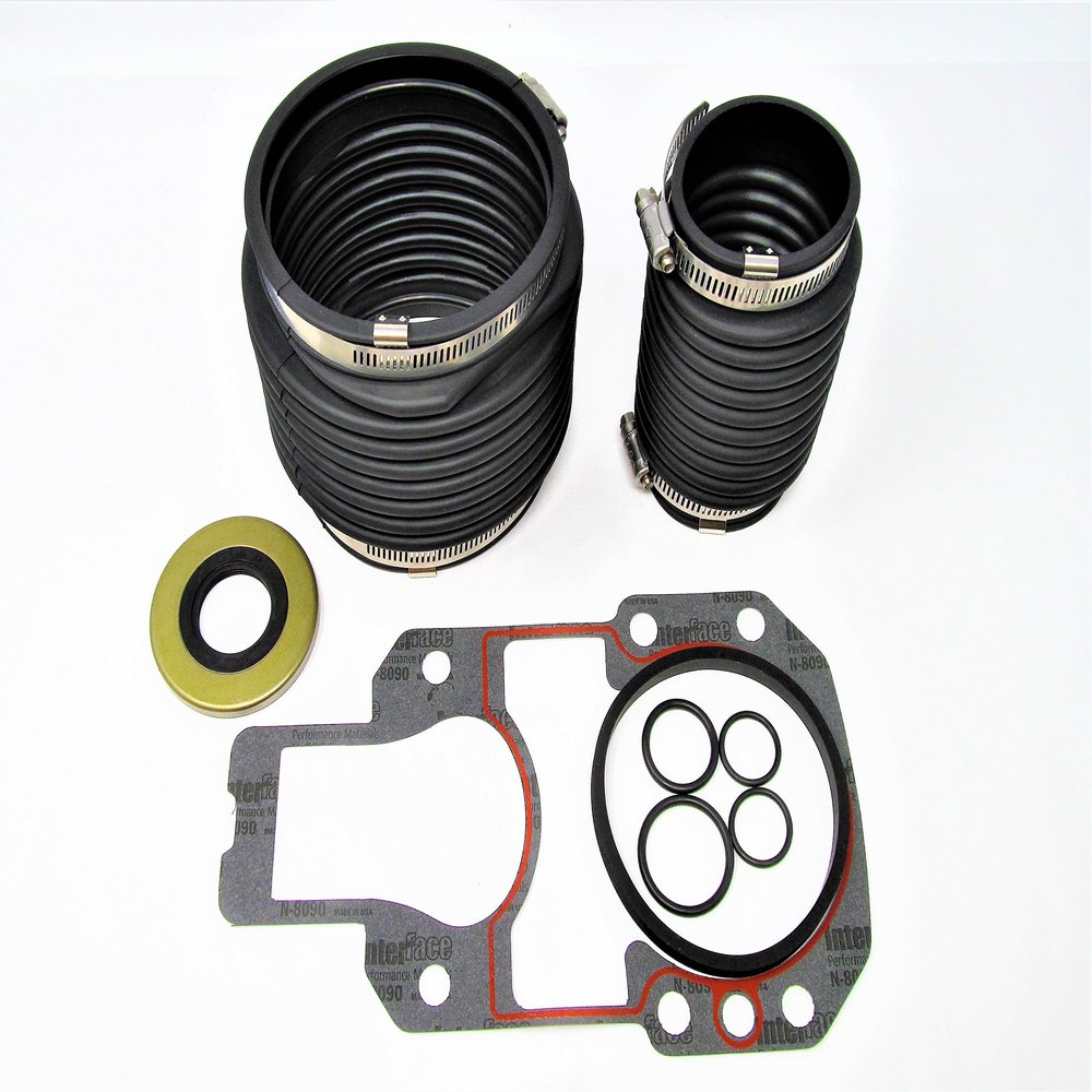 Marine Parts House Alpha One U-Joint & Exhaust Bellow W/Gasket Kit 60932A4 18654A1 26-88416