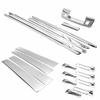 Polished Window Sills+Door Pillars+4DR Handles+Tailgate Covers for Backup Camera for 2009-2018 Dodge RAM 1500/2500/3500 Quab Cab view 1