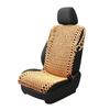 ZONETECH Beaded Car Seat Cover, Cooling Wood Bead Seat Cover, Breathable Semi Truck Seat Covers Massaging, Anti-Sweat and Back Support Features, Double Strung Universal Fit Natural Color view 1