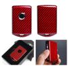 Premium Snap on Red Carbon Fiber Protective Case Compatible for 2017-2019 Volvo XC40 XC60 XC90 S90 V90 Remote Key Fob view 1