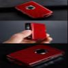 Premium Snap on Red Carbon Fiber Protective Case Compatible for 2017-2019 Volvo XC40 XC60 XC90 S90 V90 Remote Key Fob view 3