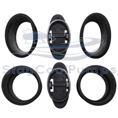 StayCoolPumps SCP-A3bellows 1982-96 Exhaust Y-Pipe Kit 807166A3 Hose Bellows 32-14358T 32-44348T Mercruiser