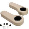 Huskey 2X Beige Rear Seat Arm Rests with Cup Holder Compatible with Yamaha, Club Car, EZGO TXT and All Other Models for an Upgraded Support Frame- Can be Installed by Drilling or Non-Drilling Brackets view 4