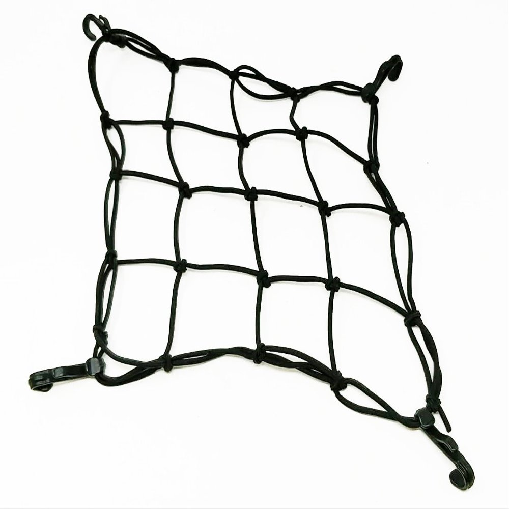 Fenix Heavy Duty Cargo NET Bike Rear Racks Carrier Baskets Secure 25-40cm Elastic Black