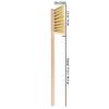 Redecker Wheel Brush, Extra-Long Handle, Beechwood and Durable Tampico Fiber, 17-3/4 inches, Made in Germany view 3