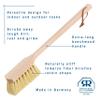 Redecker Wheel Brush, Extra-Long Handle, Beechwood and Durable Tampico Fiber, 17-3/4 inches, Made in Germany view 4