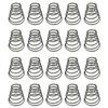 Kasteco 20 Pack Stainless Steel Universal Quick Release Bike Wheel Skewer Springs view 1