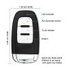 3T6B Passive Keyless Entry Car Alarm System PKE Engine Starter Push Button Vehicles Start/Stop Kit Safe Lock with 2 Smart Key (Upgrade) view 2