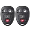 ECCPP 2X 4 Buttons Replacement Keyless Entry Remote Control Car Key Fob Shell Case for Buick for GMC for Cadillac for Chevy for Saturn for Pontiac Key Fob Cover OUC60270 view 1