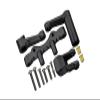Aluminum Steering Assembly For LOSI 1:6 4WD Super Baja Rey LOS05013 / Super Baja Rey 2.0 LOS05021 Upgrades - Black view 1