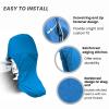 SavvyCraft Outboard Motor Cover, Waterproof 600D Polyester, 100-150 HP Blue view 3