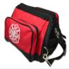Lightning X LXFB20-PKG Firefighter Turnout Gear Bag Package with SCBA Mask Bag Toiletry Pouch Glove Holder Padded Step-in Design Reflective Trim Heavy-Duty Waterproof Construction - RED view 3