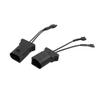 uxcell 2pcs Car Horn Adapter Wiring Harness Pigtail Socket for Audi A6 A8 A4 A6L for Volkswagen for Porsche Cayenne view 1