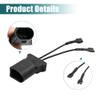 uxcell 2pcs Car Horn Adapter Wiring Harness Pigtail Socket for Audi A6 A8 A4 A6L for Volkswagen for Porsche Cayenne view 2