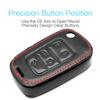 MECHCOS Compatible with Chevrolet Chevy Equinox Cruze Malibu Sonic Camaro Impala SS Buick Encore Lacrosse Regal Verano GMC Terrain Key Fob Cover Case Chain Black Leather Remote Holder view 2