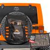Offroading Gear Spare Tire Overlanding Storage & Trash Bag Organizer | w/Free Roof Cargo Mesh Net Bag | Fits 30" Tire 15 Gallons | for 4x4 Tailgate, Pickup Truck, SUV, RV, Overland view 1