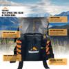 Offroading Gear Spare Tire Overlanding Storage & Trash Bag Organizer | w/Free Roof Cargo Mesh Net Bag | Fits 30" Tire 15 Gallons | for 4x4 Tailgate, Pickup Truck, SUV, RV, Overland view 2