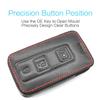 MECHCOS Compatible with Toyota Prius Key Fob Cover Case Leather Protector Shell Key Chain Holder view 2