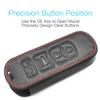 MECHCOS Compatible with Mazda CX-5 CX-7 CX-9 Mazda 3 6 MX-5 Miata Toyota Yaris iA Scion iA Key Fob Cover Case Leather Protector Shell Key Chain Holder view 2