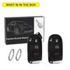 YITAMOTOR Key Fob Keyless Entry Remote Control for M3N-40821302 Compatible for 2011-2018 Dodge Charger Journey view 2