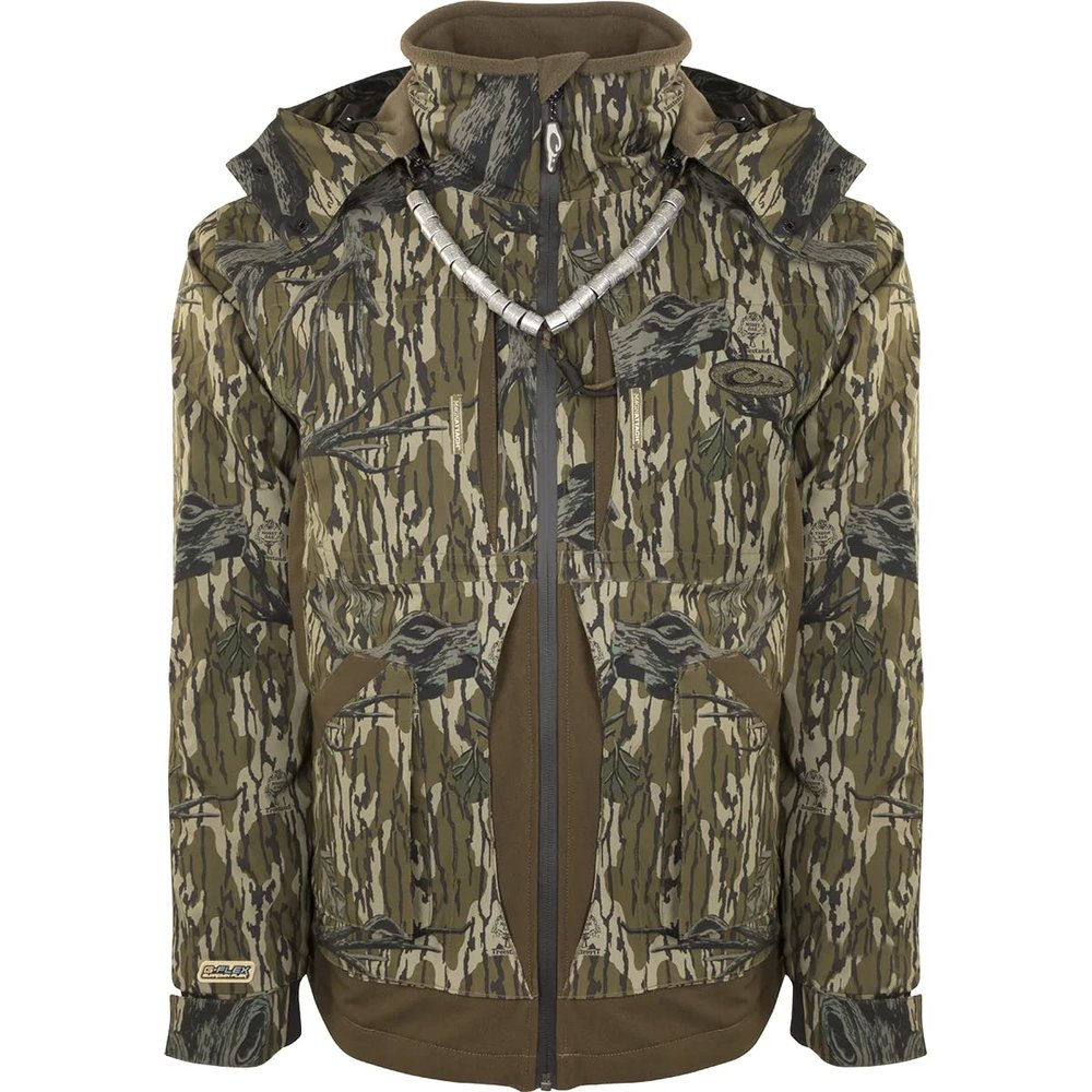 Drake Guardian Flex Full Zip Jacket, Fleece Lined, Color: Original Treestand, Size: X-Large (DW7105-032-4)