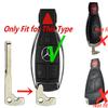KAWIHEN Uncut Transponder Ignition Key Blank Keyless Remote Key Fob Replacement for Mercedes Benz 4 Buttons IYZ3312 view 2
