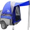 Hasika Double Layer Pickup Truck Bed Tent with Awning, PU3000mm Waterproof Camping Shelter, Fits 5 to 5.5 ft Short Bed, Blue/Grey view 1