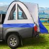 Hasika Double Layer Pickup Truck Bed Tent with Awning, PU3000mm Waterproof Camping Shelter, Fits 5 to 5.5 ft Short Bed, Blue/Grey view 3