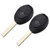 2pcs Key FOB Shell Remote Case Replacement For 2002-2005 Mini Cooper R50 R53 Without Chip view 1