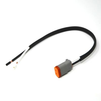 Deutsch Pigtail 2-pin 14AWG 12" Long, UL Certified 14AWG Pure Copper GPT Wires with 13 Amps Continuous Capacity (Made in USA)