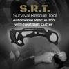 S.R.T. Survival Rescue Tool - 14 Function Premium Rescue Multitool for Everyday Carry Personal Protection Applications - Automobile Rescue Tool with Seat Belt Cutter and Window Breaker - TSA Compliant view 2