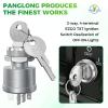 Panglong Golf Cart TXT Ignition Switch -4 Terminal, EZGO TXT Key Switch, Suitable for 1981-up EZGO TXT, Medalist, Workhorse, ST, Shuttle, and Marathon; OEM #33639-G01 view 2