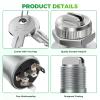 Panglong Golf Cart TXT Ignition Switch -4 Terminal, EZGO TXT Key Switch, Suitable for 1981-up EZGO TXT, Medalist, Workhorse, ST, Shuttle, and Marathon; OEM #33639-G01 view 3