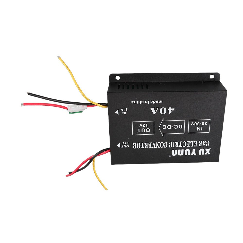Acouto DC 24V to 12V Step Down Converter 40A 480W Car Truck Power Converter Electric Voltage Reducer Step Down Transformer