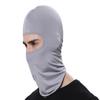 Pack of 3 Elastic Outdoor Sport Airsoft Cap Winter Ski Mask Sun Balaclava Fishing Running Cycling Motorcycle Hat Gray view 2