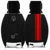 kwmobile Silicone Key Fob Cover Compatible with Mercedes-Benz 2 Button Car Key (only Keyless Go) view 1