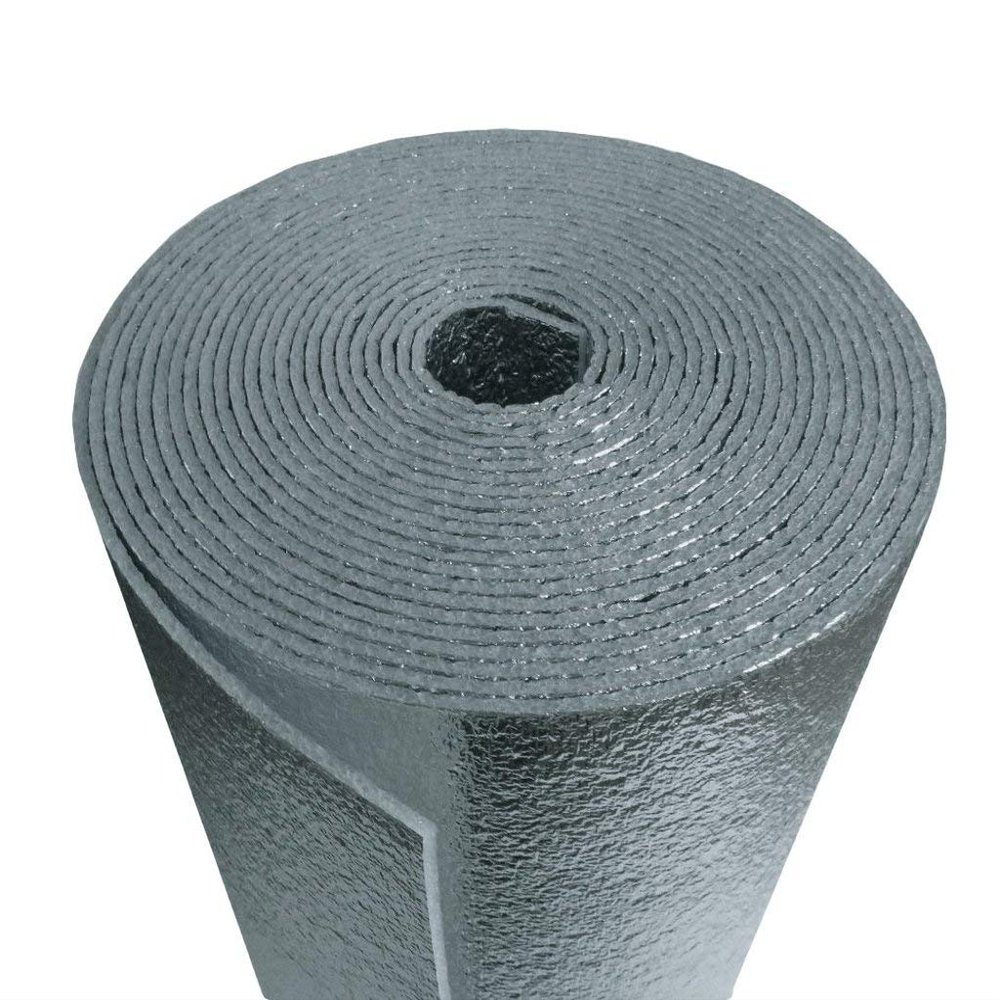Super Shield EZ Cool Car Van Truck RV SUV Vehicle Insulation 4' x 25' Roll 100 Sqft 25ft Tape Kit: Sound Noise Dampening Deadener Heat Barrier Mat Automotive Thermal Insulation Kit (Made in USA) (1)