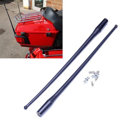 ZYTC 13'' Short Antenna Mast Flexible Rubber AM/FM for 1989-2017 Electra Road Tour Ultra Classic 2 Pack