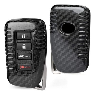 GZYF 1PC Carbon Fiber Auto Car Remote Key Case Cover Fits for Lexus 2014-2017
