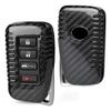 GZYF 1PC Carbon Fiber Auto Car Remote Key Case Cover Fits for Lexus 2014-2017 view 1