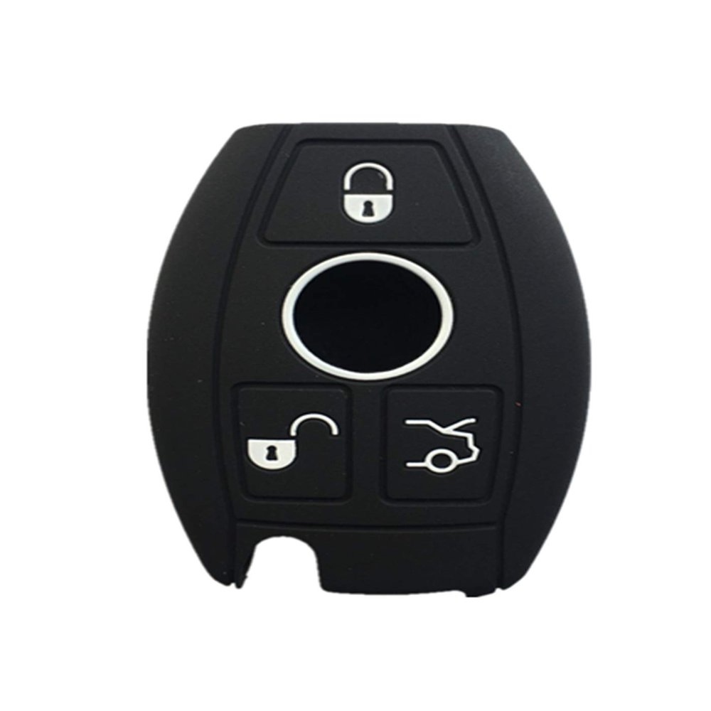 Rpkey Silicone Keyless Entry Remote Control Key Fob Cover Case protector Replacement Fit For Mercedes Benz W203 W210 W211 AMG W204 C E R CL GL S SL BGA CLS CLK CLA SLK Case Classe IYZ3312 MB-KEYPROG2