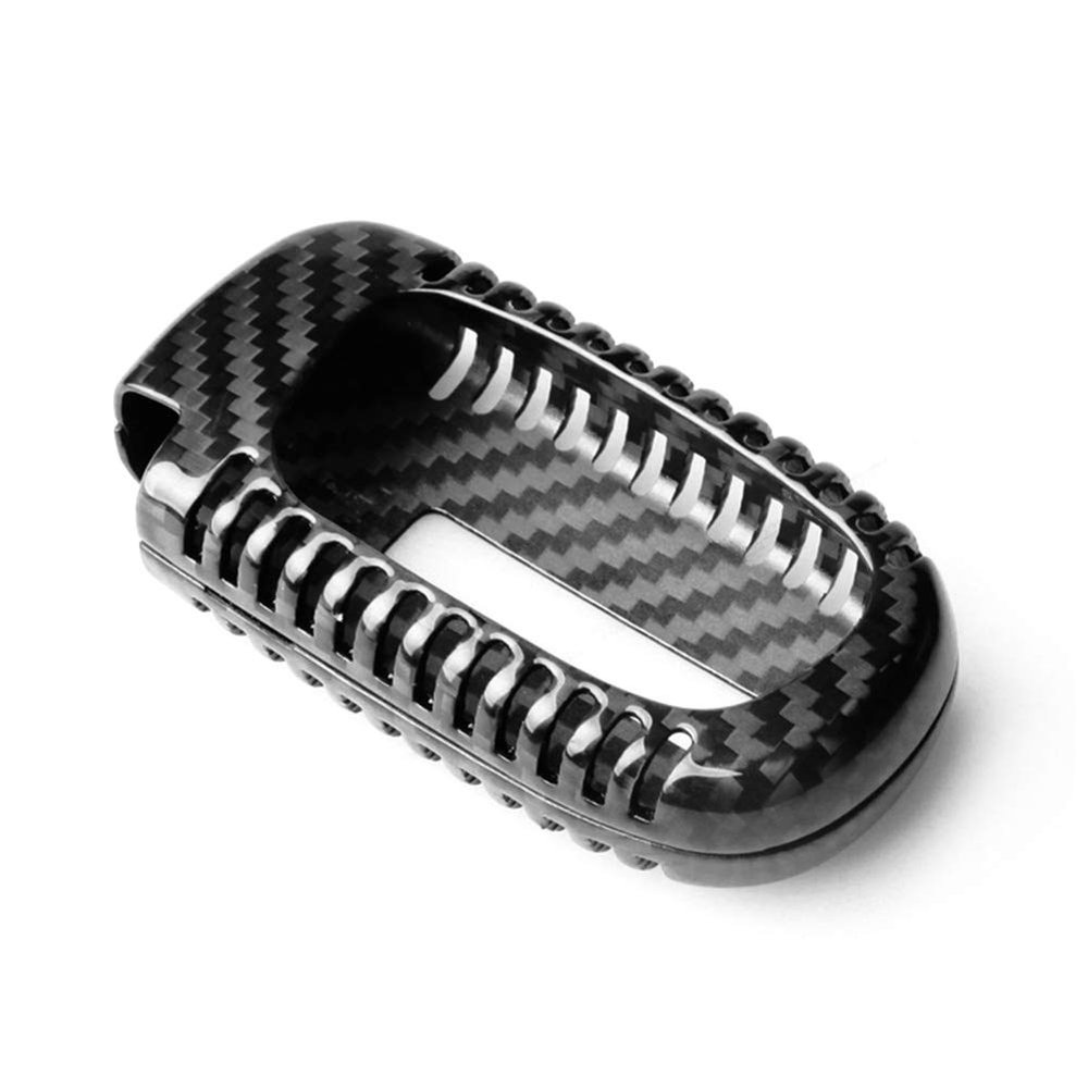 GZYF 1PC Carbon Fiber Auto Car Remote Key Case Cover Fits Cherokee for Grand Cherokee Renegade
