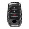 GZYF Auto Remote Car Key Case Shell Cover Fits Toyota Alphard RAV4 Hilux, Carbon Fiber view 2