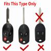 Rpkey Silicone Keyless Entry Remote Control Key Fob Cover Case protector Replacement Fit For Ford Escape Transit Connect OUCD6000022 164-R8007 850K-D6000022 view 3