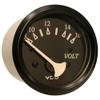 Vdo Allentare Black Voltmeter - 8-16v - Black Bezel view 1