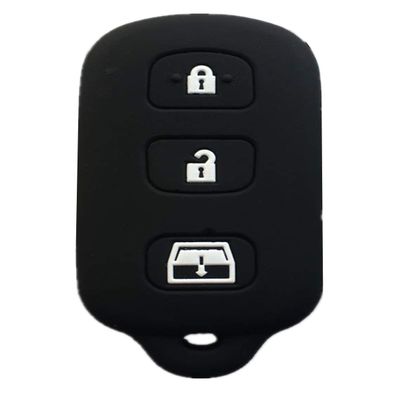 Rpkey Silicone Keyless Entry Remote Control Key Fob Cover Case protector Replacement Fit For 1999-2009 Toyota 4Runner 2001-2008 Toyota Sequoia HYQ12BBX HYQ12BAN HYQ1512Y