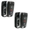fits 2012-2014 Kia Rio / 2010-2013 Kia Soul Flip Key Fob Remote Case Shell (NYOSEKSAM11ATX), Set of 2 view 1
