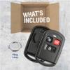 KeylessOption Keyless Entry Remote Key Fob Case Shell Button Pad Cover Leather Strap For Hyundai Kia view 3