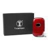 GZYF Carbon Fiber Remote Key Cover Case Fits for Lexus RX450 350 LX570 GS460 keys, Red view 2